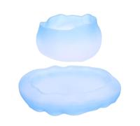 FRCOLOR Tazón De Vidrio Para Faciales Cuenco De Para Aceites Esenciales Herramienta De Cuidado Para Salones Hogar