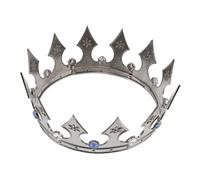 FRCOLOR tiara coronas de fiesta de cumpleaños royal crown diadema de princesa Accesorios de graduación disfraces medievales de vestir príncipe coronas Acrílico Negro