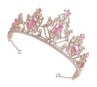 FRCOLOR Tiara De Cristal De Gemas De Imitación Para Mujer Para Boda y Banquete Tiaras De Fiesta Para Novia