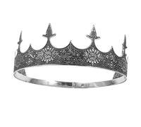 FRCOLOR Tiara Reyes La Del Rey De Rey Antigua Regreso a Casa Accesorios Disfraz Medieval Masculino Dorado Chicos Víspera De Todos Caballero Metal