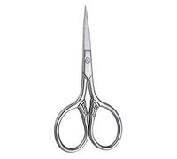 FRCOLOR Tijeras de Precisión Pequeñas Cizalla de Corte de Bigote de Acero Inoxidable para Cortar El Cabello Cejas Barba Bigote Recortar La Nariz