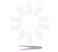 FRCOLOR Tiras Nasales Invisibles y Transparentes para Remodelar Fosas Nasales Grandes Parches Autoadhesivos Elásticos para Contracción Nasal 5 Paquetes de 100 Unidades con Pinzas para