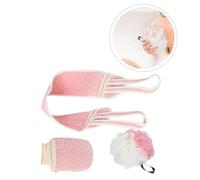 FRCOLOR Toallas De Baño Exfoliante Corporal Bolas De Baño Para Ducha Tira Extraíble Cinturón Para Frotar La Espalda El