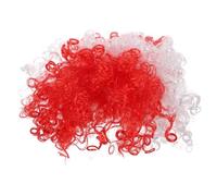 FRCOLOR Tocado De Peluca Esponjosa Colores De Bandera Para Aficionados Al Fútbol Para Fiestas Temáticas y Presentaciones Escenario Peluca Rizada Color De Bandera