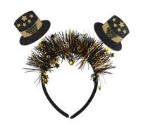 FRCOLOR Tocado de Sombrero de Estrella para Año Diadema Decorativa de Fiesta Accesorios de Cabello para Celebraciones Temáticas