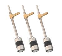 FRCOLOR Tornillo para Ranilla de Bastón de Violín 4/4 de Cuproníquel 3 Piezas Metálicas de Repuesto para Accesorios de Violín Herramienta Profesional para Reparación y Ajuste en