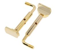 FRCOLOR Tornillos De Latón Para Barbilla De Violín 3/4 y 4/4, Repuestos Resistentes Corrosión, Accesorios Metálicos Para Abrazaderas De Mentonera y Partes De Instrumentos Musicales