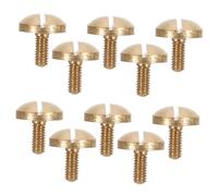 FRCOLOR Tornillos Metálicos Dorados Accesorios de Metal Fiables y Estables Paquete de 10 Piezas 10 para Instrumentos Musicales para Trombones y Otros Instrumentos