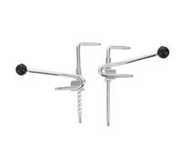 FRCOLOR Varilla de Resorte del Regulador de Elevación para Silla de Ruedas, Pieza de Pedal Sistema de Soporte Estable para Reposapiernas Elevable, Adecuado para Rehabilitación