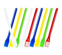 FRCOLOR Varillas Agitadoras de Plástico para Mezclar Pintura, 20 Piezas, Palitos Mezcladores para Manualidades Artísticas, Raspadores para Pigmentos y Pintura Reutilizable Color Aleatorio