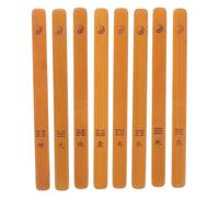 FRCOLOR Varillas de Bambú para Adivinación I Ching Palos Fortuna Juego de 8 Unidades para Usuarios Espirituales Tamaño Estándar Uso en Rituales y Decoración Tradicional China