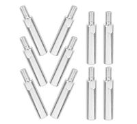 FRCOLOR Varillas de Extensión para Amoladora Angular M10 Accesorio de Acero Resistente Pack de 10 Piezas Eje de Extensión para Pulidoras Profesionales y Bricolaje Uso Industrial y