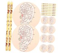 FRCOLOR Velas para Oídos 10 Piezas Kit de Eliminación de Cerumen para Adultos Discos Protectores para Limpieza y Cuidado del Oído en Casa y Salón de Belleza