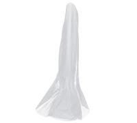 FRCOLOR Velo De Novia Largo De 3 Metros Doble Capa Tul Suave Con Peine Lateral Velo De Piso Para Boda En Catedral Accesorio Esencial Para Novias