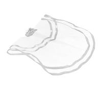 FRCOLOR Velo y Fácil de Poner Blanco Clip Floral de Hilo, Accesorio Elegante para Mascotas para Decoración en Bodas de Perros