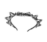 FRCOLOR venda diadema de de imitación brillantes cabello banda fiesta para diadema decorativa diadema de de imitación de las mujeres Diadilla el plastico Negro