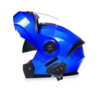 Frcychri Casco De Moto Modular Bluetooth, Casco Abatible con Doble Visera, ECE Homologado, Integrado Casco Moto Cascos Integrales, Adecuado para Hombres Y Mujeres Adultos K,X-Large