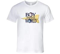FRDE265wdx Boy Meets World TV Series T Shirt White XL
