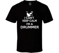 FRDE265wdx I Can't Keep Calm I Am a Drummer t-Shirt Black XL
