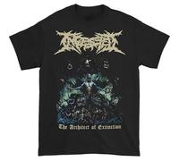 FRDE265wdx Ingested Men's The Architect of Extinction T Shirt Black 3XL