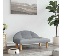 Frdhee Cesta para perros, cama para perros, gris claro, 70 x 52 x 30 cm, tela cojín para perros, cojín para perros medianos para perros grandes, parte inferior antideslizante