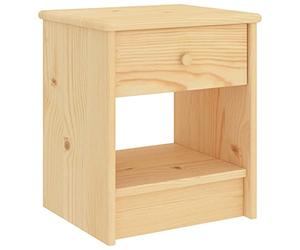 Frdhee Mesilla de noche montada en la pared, mesita de noche natural, 35 x 30 x 40 cm, madera maciza de pino, mesas auxiliares para salón, dormitorio, se puede instalar rápidamente