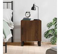 Frdhee Mesilla de noche para montaje en pared, mesita de noche, aspecto de roble marrón, 40 x 40 x 50 cm, material de madera, mesas auxiliares para salón, dormitorio, se puede instalar rápidamente