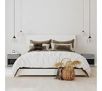 Frdhee Mesita de noche flotante en la pared, mesita de noche 2 piezas, con cajón gris, mesas auxiliares para sala de estar, dormitorio, se puede instalar rápidamente