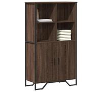 Frdhee Mesitas De Noche Estrechas, Aparador Alto Madera ingeniería marrón Roble 79,5x35,5x137,5 cm Mesilla De Noche para Salón, Dormitorio, Cocina y Proch