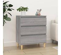 Frdhee Muebles de pasillo, cómoda, armario de cocina, cocina buffet, aparador gris 60 x 35 x 70 cm, material de madera para comedor, sala de estar, oficina en casa, habitación de invitados