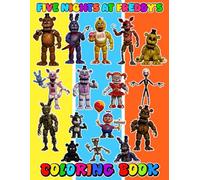 Fre-ddy's Coloring Book for Fan Men Women Teen for kids: JUMBO Drawing Pages Of Characters for Kids Ages 4-8 8-12 | +50 High Quality Coloring Pages for Stress Relief and Relaxation