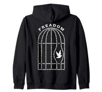 Freadom Reading Bookish Birdcage Read Book Aver Sudadera con Capucha