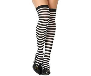 FREAK Atosa Halloween Medias (Rayas Blanco)