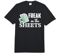 Freak In The Excel Sheets Hoja de cálculo Contable Divertida Comfort Colors Adult Heavyweight T-Shirt