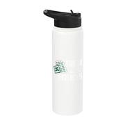 Freak In The Excel Sheets Hoja de cálculo contable divertida Stainless Steel Insulated Water Bottle