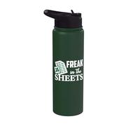 Freak In The Excel Sheets Hoja de cálculo contable divertida Stainless Steel Insulated Water Bottle