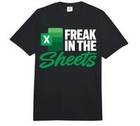 Freak in The Sheets, Accountant Funny Spreadsheet Excel Comfort Colors Adult Heavyweight T-Shirt