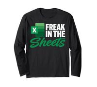 Freak in The Sheets, Accountant Funny Spreadsheet Excel Manga Larga