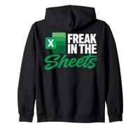Freak in The Sheets, Accountant Funny Spreadsheet Excel Sudadera con Capucha