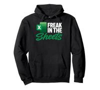 Freak in The Sheets, Accountant Funny Spreadsheet Excel Sudadera con Capucha