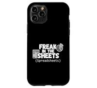 Freak In The Sheets Hojas de cálculo Analista de Datos Humor Carcasa para iPhone 11 Pro