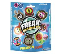 Freak Marbles Paquete Ciego | Figuras de Personajes coleccionables | intercambia, Mezcla, Batalla y Pop | 24 para coleccionar