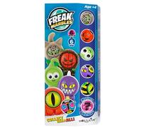Freak Marbles Totem Pack A, 6 canicas de Colores con Sus diseños a Juego, 1 de los cuales es Raro. Colecciona, Juega y comparte niños de 4 años en adelante