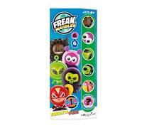 Freak Marbles Totem Pack C, 6 canicas de Colores con Sus diseños a Juego, 1 de los cuales es Raro. Colecciona, Juega y comparte Freak Marbles para niños de 4 años en adelante