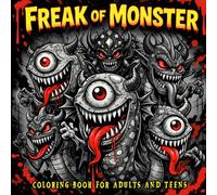 Freak Of Monster: A Terrifying Monster Coloring Book with Illustrations of Creepy Monsters and Terrifying Creatures for Relaxation