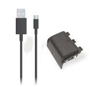 Freaks and Geeks-Batería + Cable de Recarga para Xbox Series X Play and Charge Cable de 3 Metros