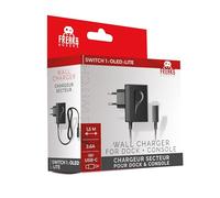 Freaks and Geeks-Cargador 2,6A para la Base Dock Nintendo Switch Negro