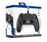 Freaks and Geeks - Mando con hilo para PS4 con Cable 3Metros - Negro