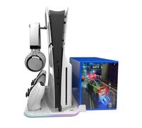 Freaks And Geeks - Rgb Cooling And Charging Station - Ps5 / (Sony Playstation 5)