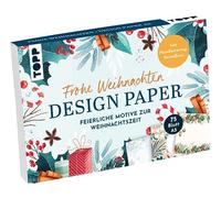 Frech Papel de diseño A5: Feliz Navidad con Curso básico de Escritura
